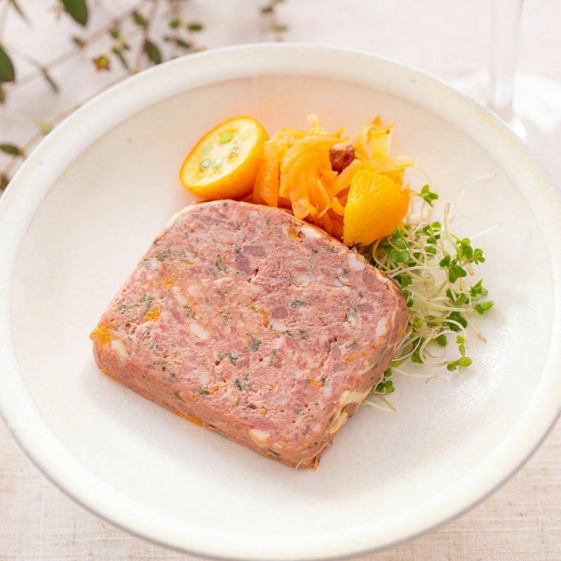 鴨と柑橘のパテ