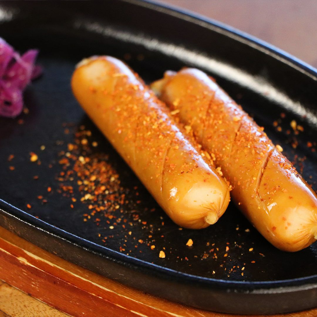 ゆず七味のチキンフランク